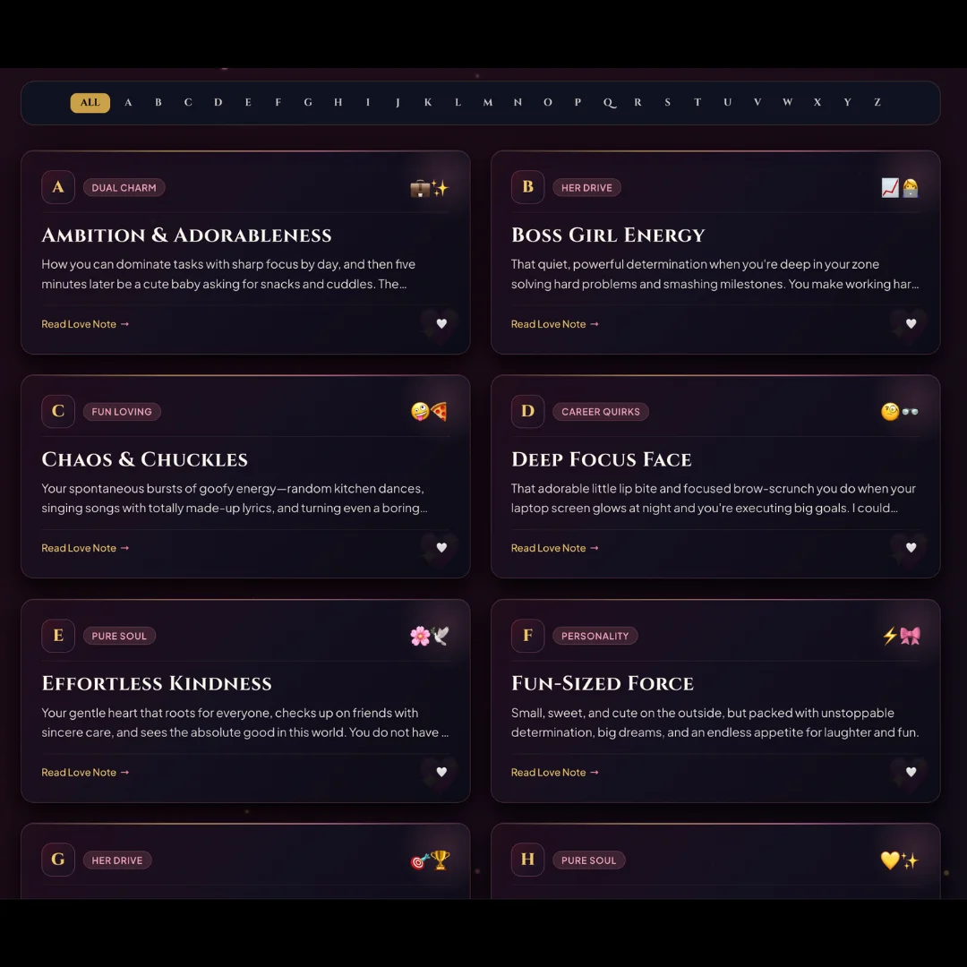 Interactive Love Story Template - Days Together Live Ticking Counter and Milestones
